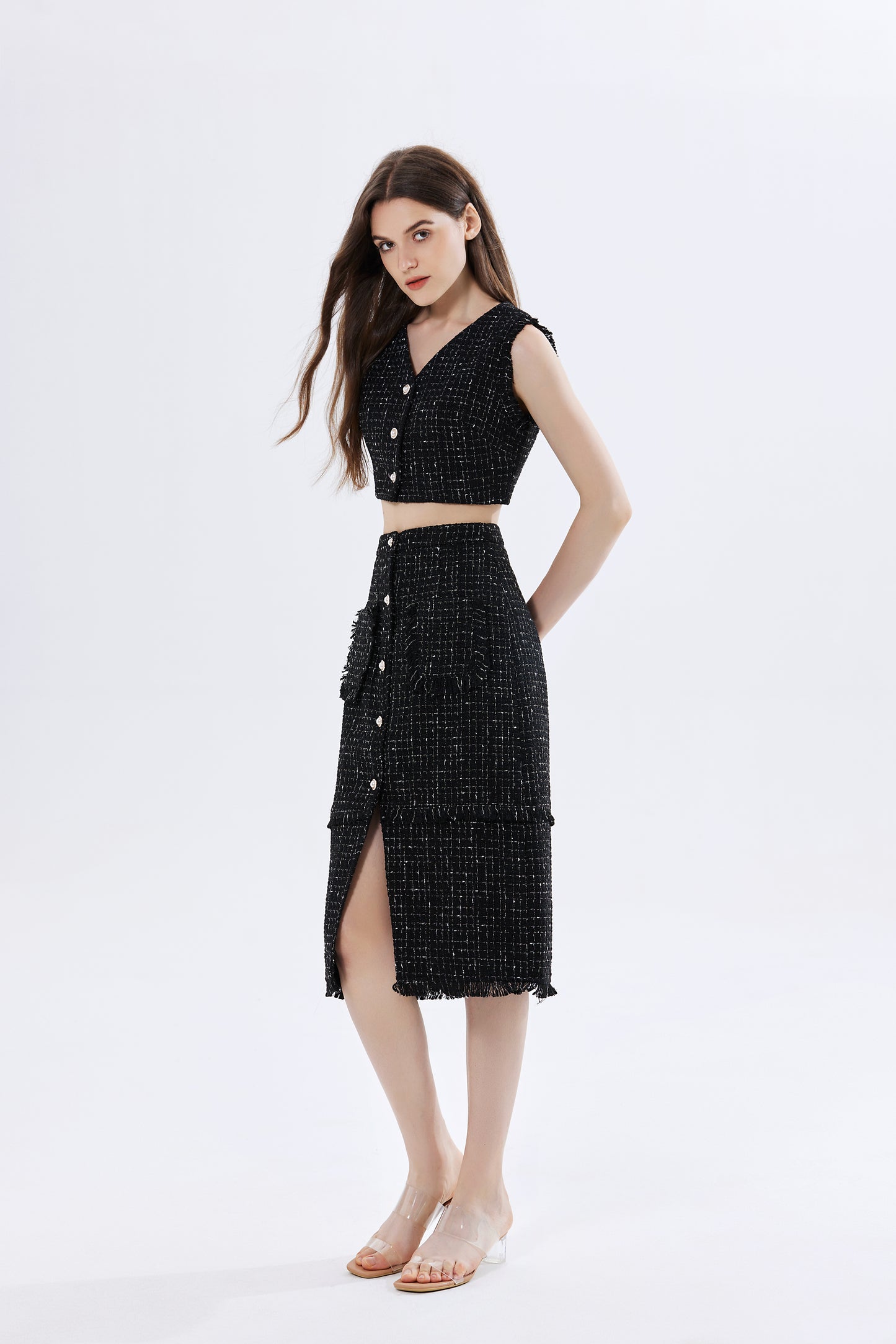 Brenna Tweed Skirt