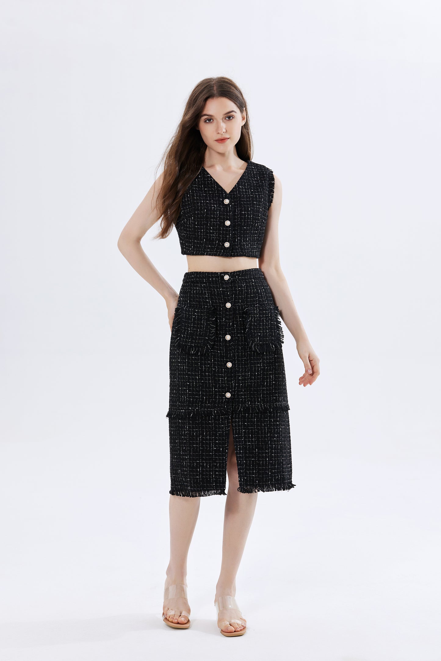 Brenna Tweed Skirt