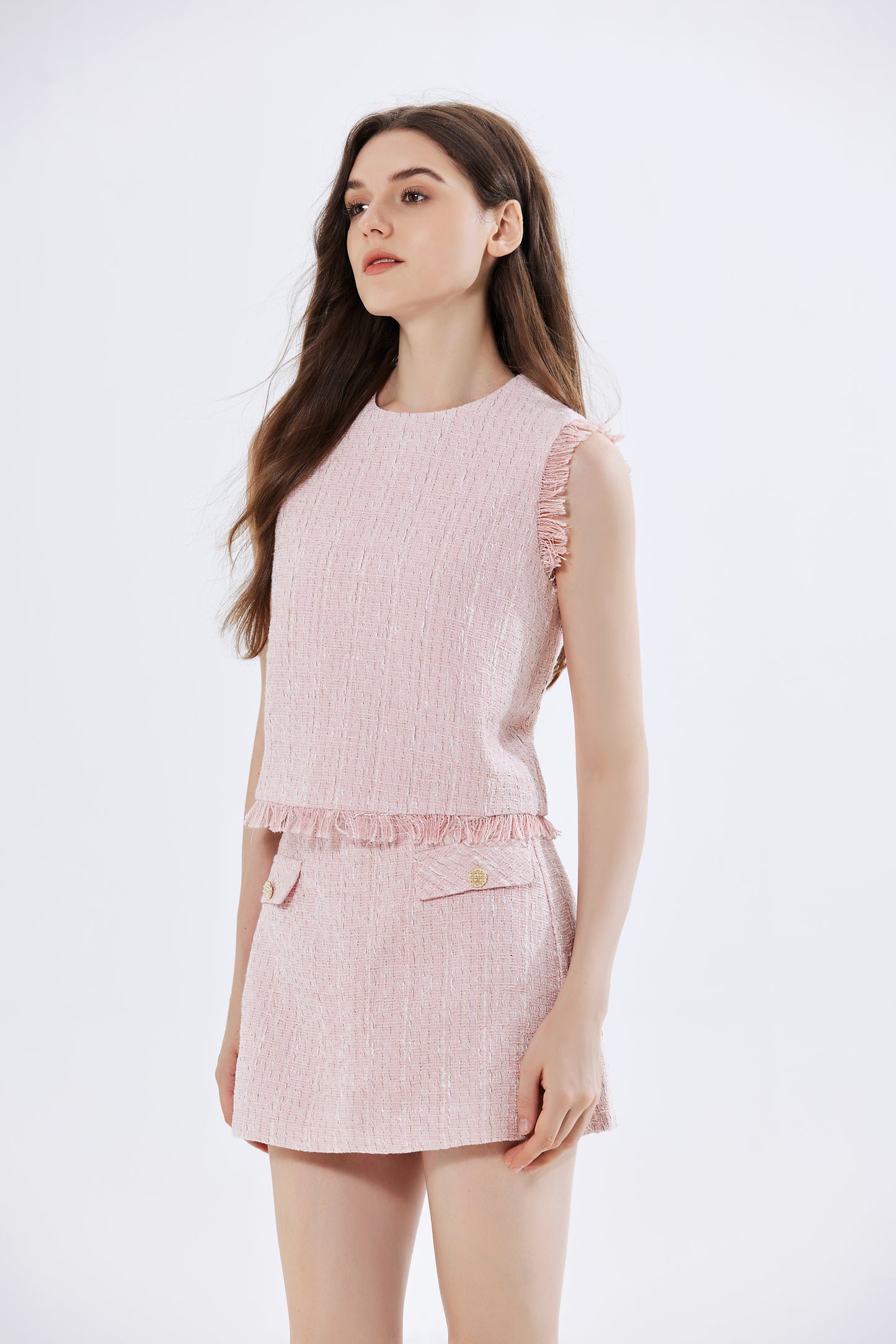 Melody Tweed Top