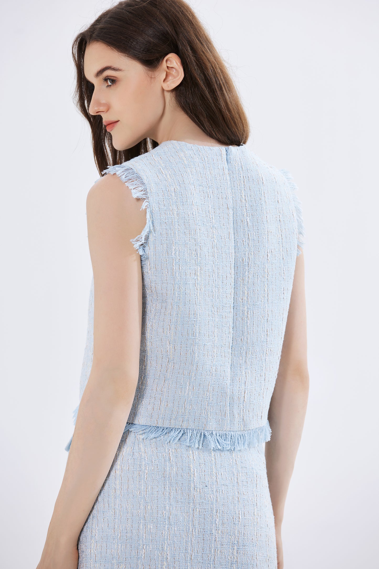 Parker Tweed Top