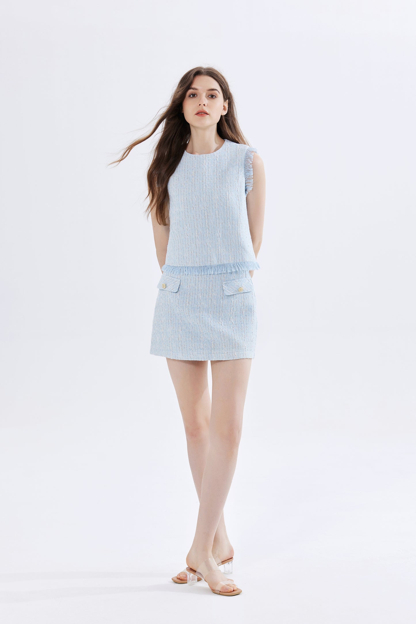 Parker Tweed Top