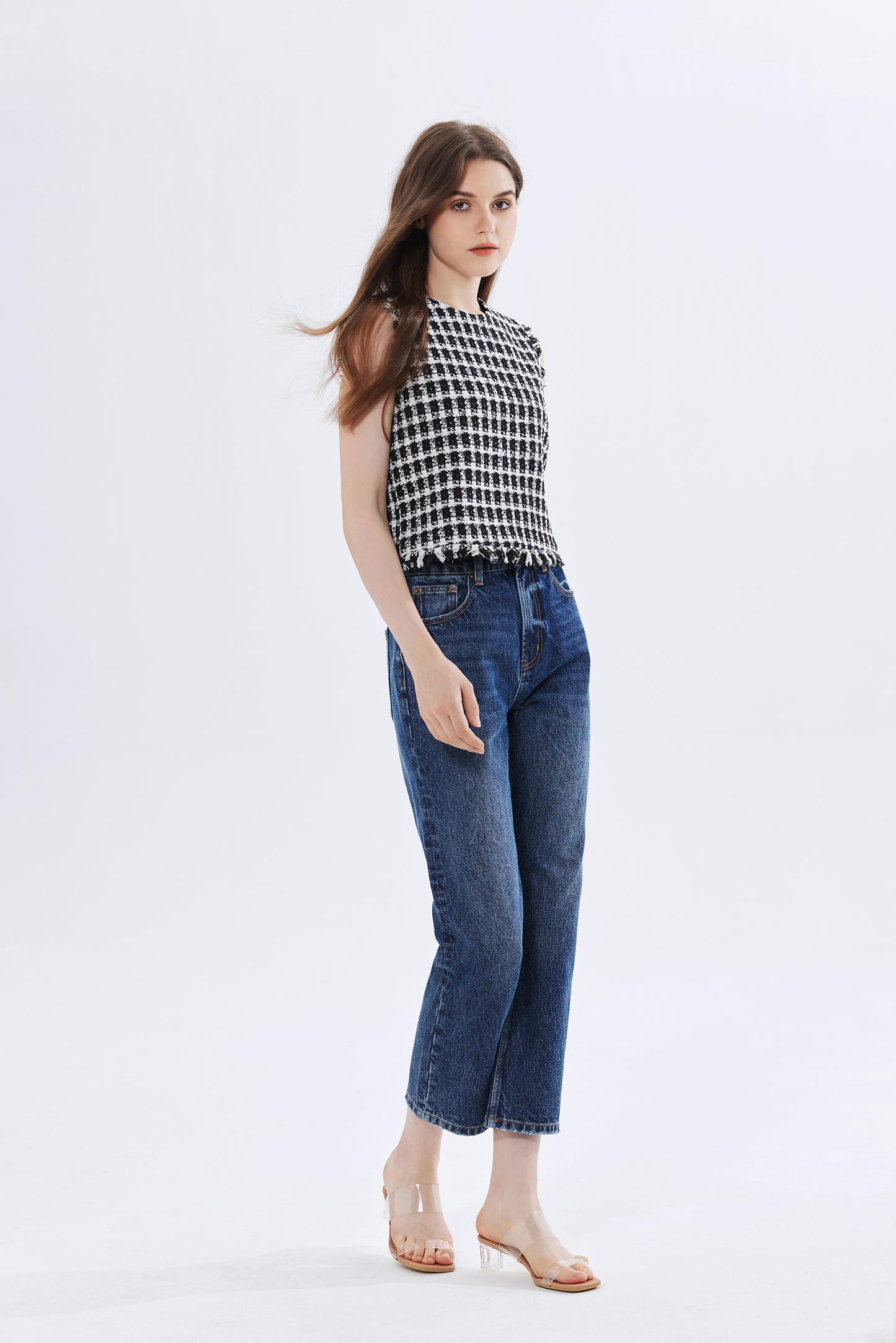 Gabriella Tweed Top
