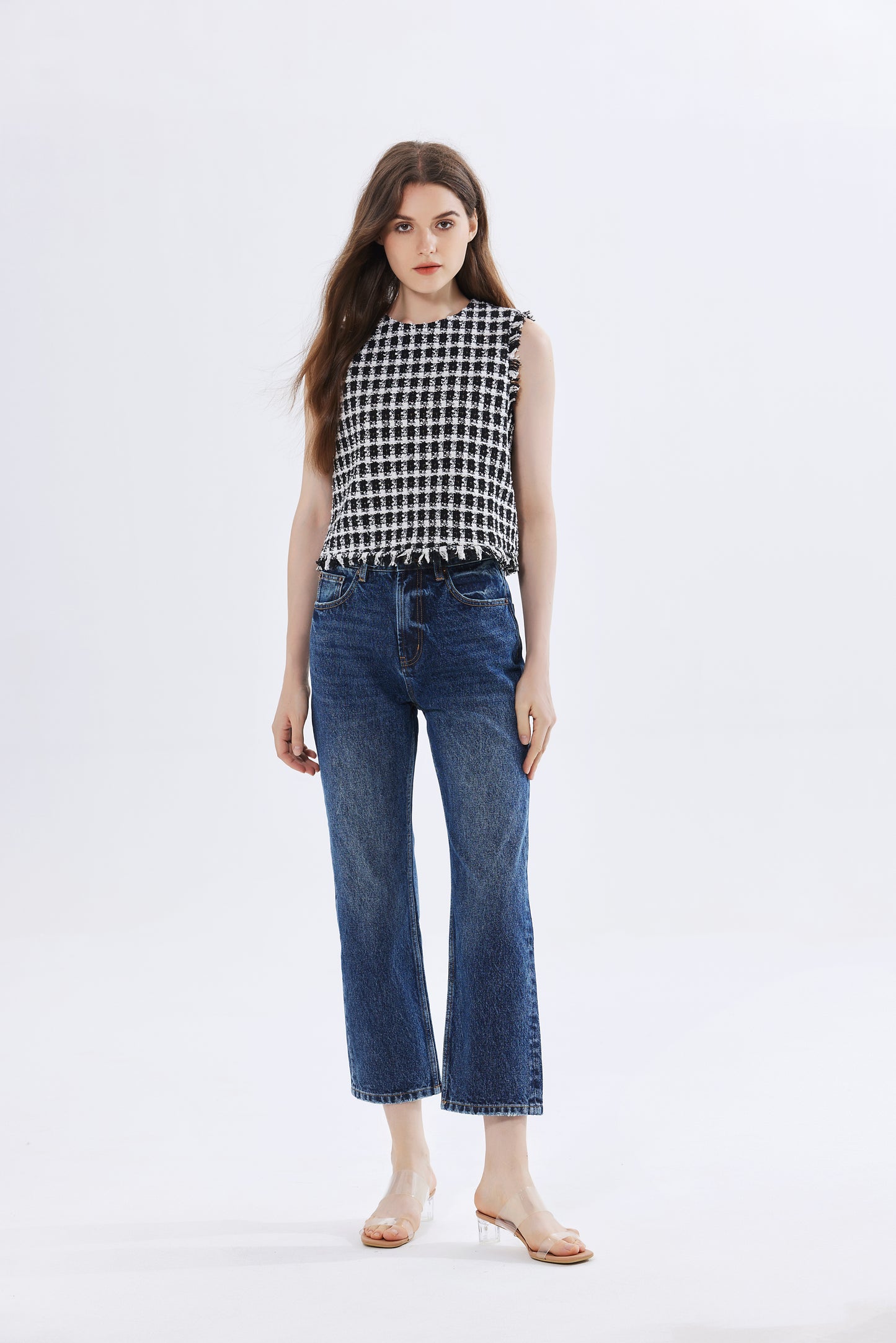 Gabriella Tweed Top