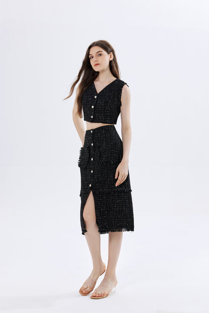 Finn Tweed Skirt