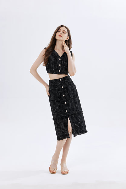 Finn Tweed Skirt