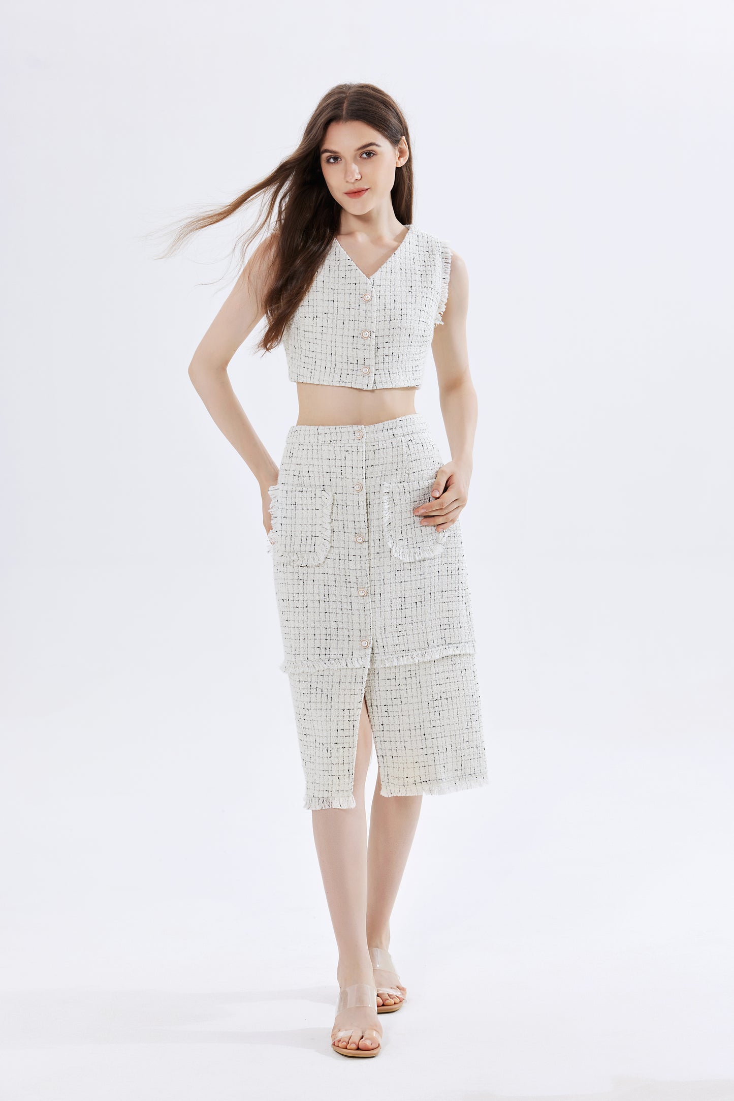 Finn Tweed Skirt