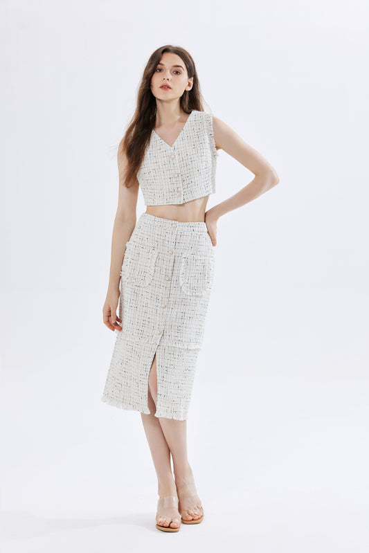 Finn Tweed Skirt