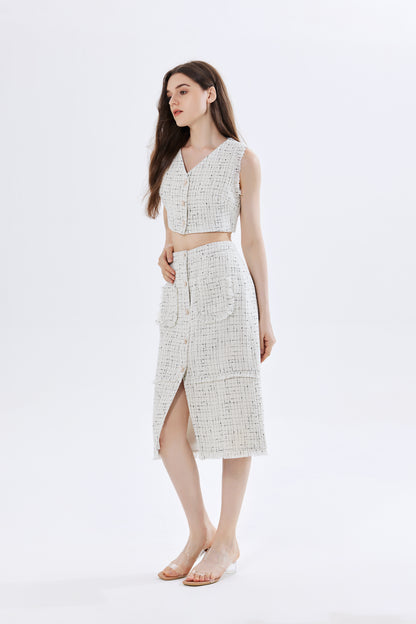 Finn Tweed Skirt