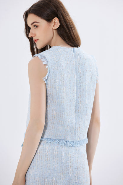 Parker Tweed Top